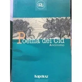Libro usado en venta: Poema del Cid; editorial Kapelusz impreso en 1999 realizamos envios a todo el mundo.1