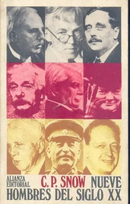 Libro usado en venta: Nueve hombres del siglo XX de C. P. Snow; editorial Alianza impreso en 1969 realizamos envios a todo el mundo.1