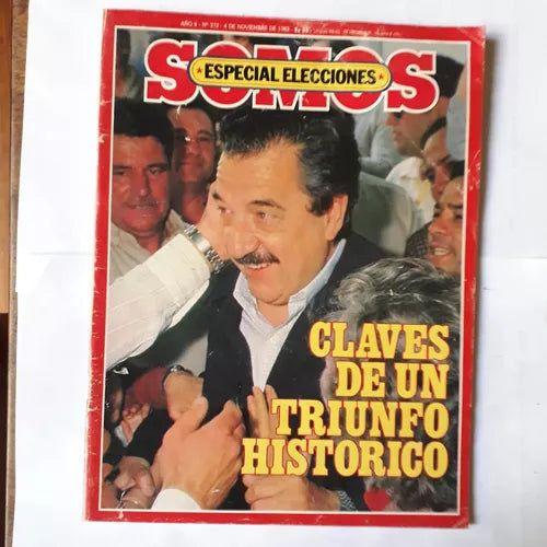 Libro usado en venta: Somos Especial Elecciones, Claves De Un Triunfo 1983 de Revista; impreso en 1983 realizamos envios a todo el mundo.1