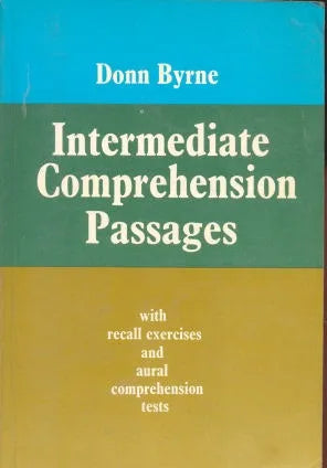 Libro usado en venta: Intermediate comprehension passages de Donn Byrne; editorial Longman impreso en 1970 realizamos envios a todo el mundo.1