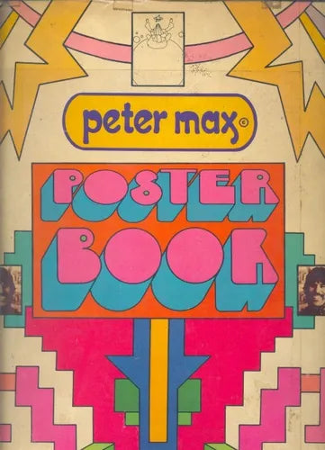 Libro usado en venta: Poster Book de Peter Max; editorial Crown impreso en 1970 realizamos envios a todo el mundo.1