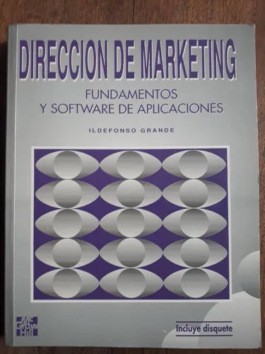 Libro usado en venta: Direccion de Marketing - Fundamentos y software de aplicaciones de Ildefonso Grande; editorial McGraw-Hill impreso en 1992.1