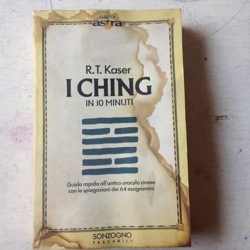 Libro usado en venta: I ching in 10 minuti (Estado REGULAR) de R. T. Kaser; editorial Sonzogno impreso en 1995 realizamos envios a todo el mundo.1