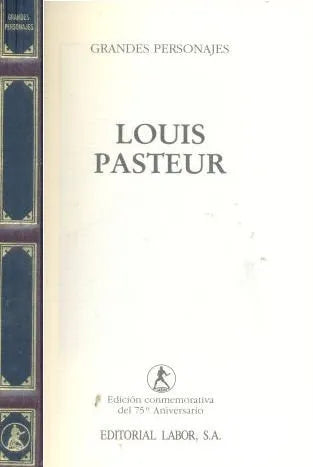 Libro usado en venta: Louis Pasteur de David Viñas; editorial Labor impreso en 1992 realizamos envios a todo el mundo.1