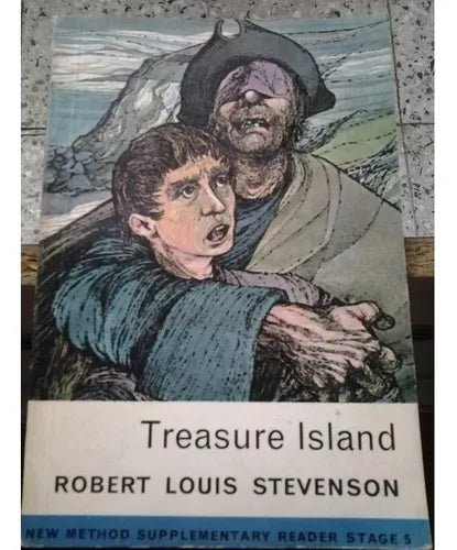 Libro usado en venta: Treasure island de Robert Louis Stevenson; editorial Longman impreso en 1964 realizamos envios a todo el mundo.1