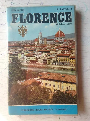 Libro usado en venta: New Guide Florence - 208 Colour - Views de Roberto Bartolini; editorial House Becocci impreso en 1972 envios a todo el mundo.1