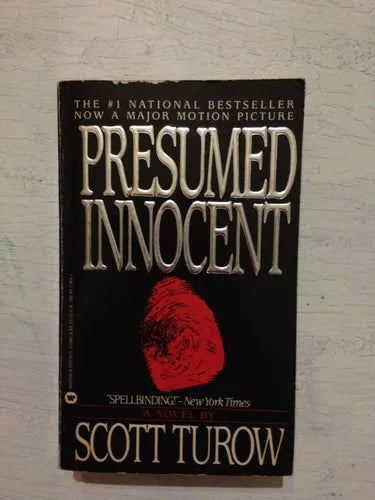 Libro usado en venta: Presumed innocent de Scott Turow; editorial Warner Books impreso en 1988 realizamos envios a todo el mundo.1