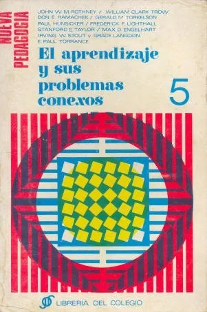 Libro usado en venta: El aprendizaje y sus problemas conexos; editorial Libreria del Colegio impreso en 1970 realizamos envios a todo el mundo.1