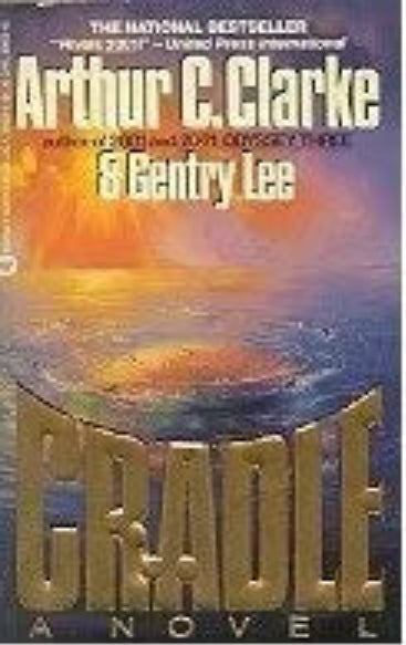 Libro usado en venta: Cradle de Arthur C. Clarke; editorial Warner Books impreso en 1989 realizamos envios a todo el mundo.1