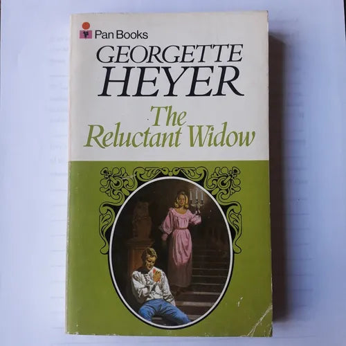Libro usado en venta: The reluctant widow de Georgette Heyer; editorial Pan Books impreso en 1972 realizamos envios a todo el mundo.1