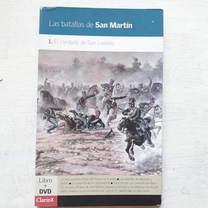 Libro usado en venta: El combate de San Lorenzo (Sin DVD); editorial AGEA impreso en 2007 realizamos envios a todo el mundo.1