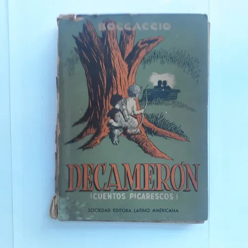 Libro usado en venta: Decameron (SOLO TOMO 1) de Giovanni Boccaccio; editorial Sociedad Editora Latino Americana impreso en 1958.1