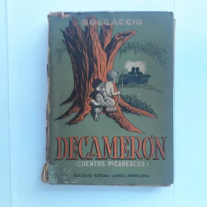 Libro usado en venta: Decameron (SOLO TOMO 1) de Giovanni Boccaccio; editorial Sociedad Editora Latino Americana impreso en 1958.1