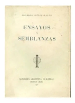 Libro usado en venta: Ensayos y semblanzas de Ricardo Saenz Hayes; editorial Academia Argentina de Letras impreso en 1970 envios a todo el mundo.1