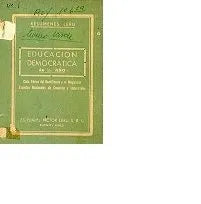 Libro usado en venta: Educacion democratica de Victor Leru; editorial Victor Leru impreso en 1964 realizamos envios a todo el mundo.1