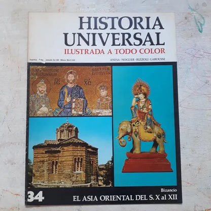Libro usado en venta: Bizancio - El Asia oriental del S. X al XII N?34 de Historia Universal; editorial Noguer impreso en 1974 envios a todo el mundo.1