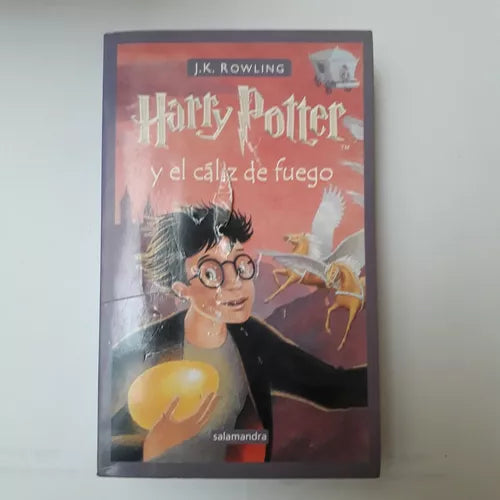 Libro usado en venta: Harry Potter y el caliz de fuego de Joanne K. Rowling; editorial Salamandra impreso en 2001 realizamos envios a todo el mundo.1