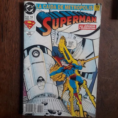 Libro usado en venta: Superman - La caida de Metropolis de Jurgens - Rubinstein; editorial DC impreso en 1994 realizamos envios a todo el mundo.1