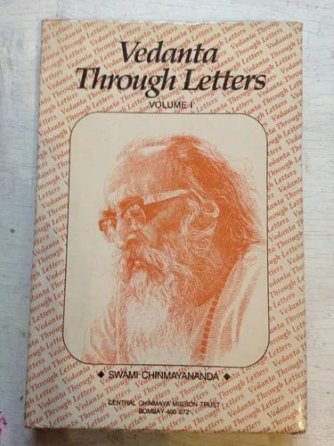 Libro usado en venta: Vedanta Through Letters Vol. 1 de Swami Chinmayananda; editorial Central Chinmaya impreso en 1992 envios a todo el mundo.1