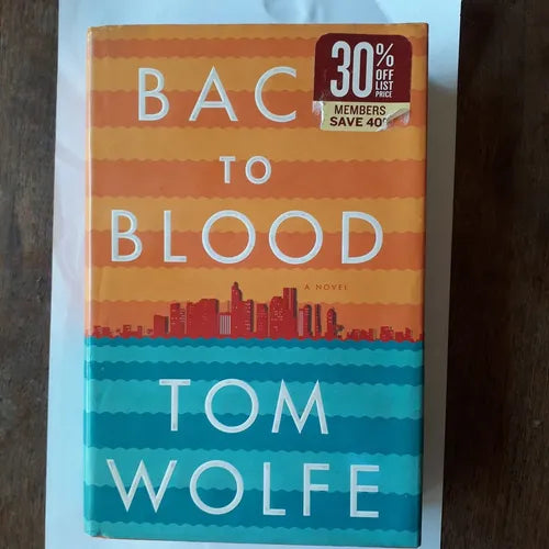 Libro usado en venta: Back to blood (TAPA DURA) de Tom Wolfe; editorial Tom Wolfe impreso en 2012 realizamos envios a todo el mundo.1
