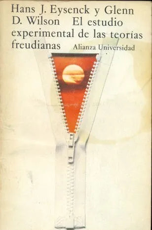 Libro usado en venta: El estudio experimental de las teorias freudianas de Hans J. Eysenck - Glenn D. Wilson; editorial Alianza impreso en 1973.1