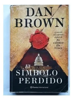 Libro usado en venta: El simbolo perdido de Dan Brown; editorial Planeta impreso en 2009 realizamos envios a todo el mundo.1