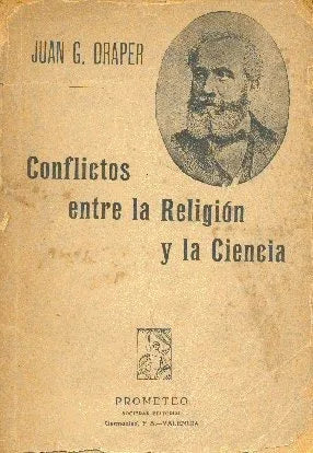 Libro usado en venta: Conflictos entre la religion y la ciencia de Juan G. Draper; editorial Prometeo realizamos envios a todo el mundo.1