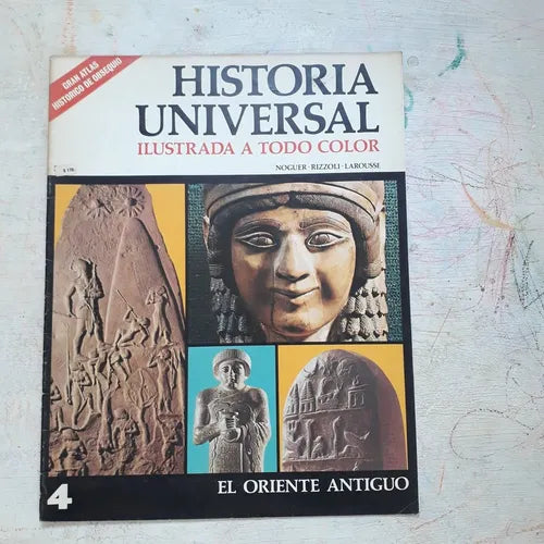 Libro usado en venta: El Oriente antiguo N?4 de Historia Universal; editorial Noguer impreso en 1974 realizamos envios a todo el mundo.1
