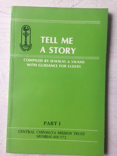 Libro usado en venta: Tell me a story - Part 1; editorial Central Chinmaya impreso en 1997 realizamos envios a todo el mundo.1