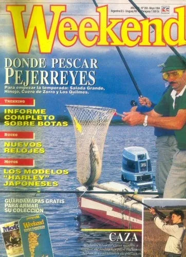 Libro usado en venta: Donde Pescar Pejerreyes: Para empezar la temporada - N? 260 - Mayo 1994 de Revista Weekend; editorial Perfil impreso en 1994.1