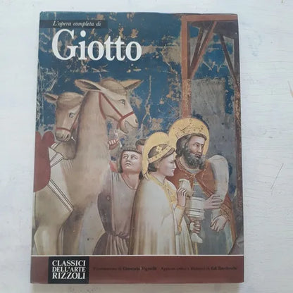 Libro usado en venta: L'Opera completa di Giotto de Gianacarlo Vigorelli; editorial Rizzoli impreso en 1974 realizamos envios a todo el mundo.1