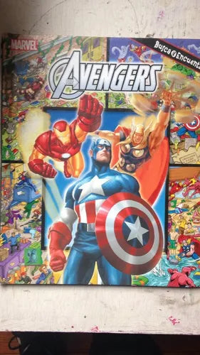 Libro usado en venta: Busca y encuentra - The Avengers; editorial Marvel impreso en 2013 realizamos envios a todo el mundo.1