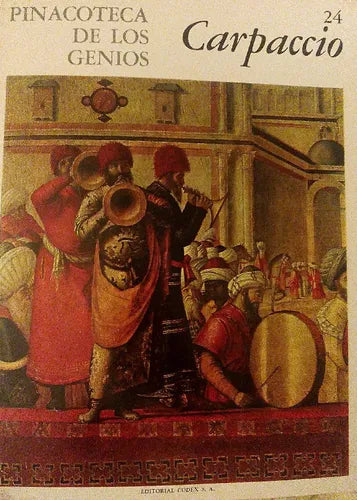 Libro usado en venta: Pinacoteca de los genios 24 de Victor Carpaccio; editorial Codex impreso en 1964 realizamos envios a todo el mundo.1