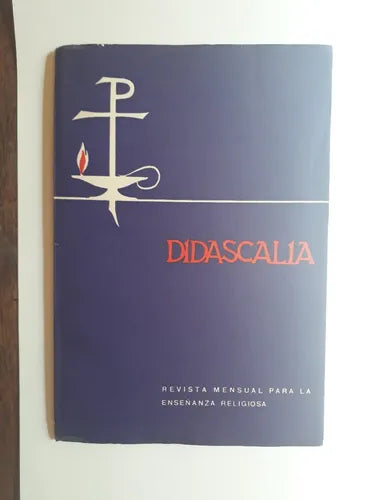 Libro usado en venta: Didascalia N? 1 - Ense?emosles a santiguarse de Revista mensual para la enseñanza religiosa; editorial Apis impreso en 1963.1