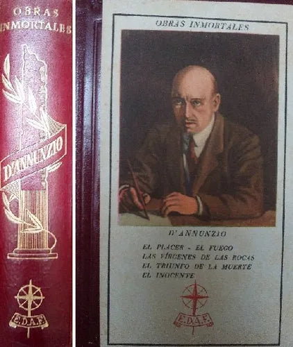 Libro usado en venta: Obras inmortales: D Annunzio de Gabriel D Annunzio; editorial Edaf impreso en 1961 realizamos envios a todo el mundo.1