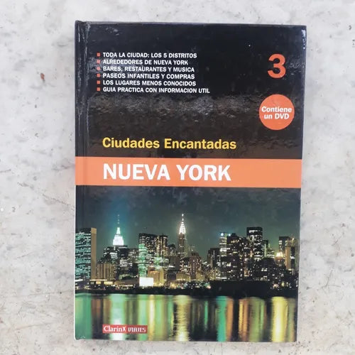 Libro usado en venta: Ciudades encantadas - Nueva York (Contiene un DVD); editorial AGEA impreso en 2006 realizamos envios a todo el mundo.1