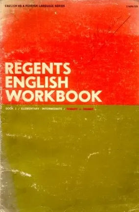 Libro usado en venta: Regents english workbook 1 de Robert J. Dixson; editorial Simon and Schuster impreso en 1956 realizamos envios a todo el mundo.1