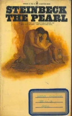 Libro usado en venta: The pearl de John Steinbeck; editorial Bantam impreso en 1972 realizamos envios a todo el mundo.1
