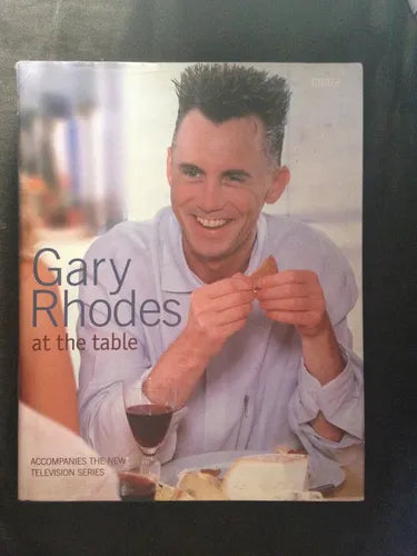 Libro usado en venta: At the table de Gary Rhodes; editorial BBC Worldwide impreso en 2000 realizamos envios a todo el mundo.1