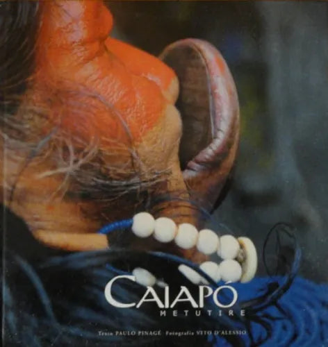 Libro usado en venta: Os Guerreiros Pintados de Negro de Caiapo Metutire; editorial Dialeto, Latin American Documentary impreso en 2004.1