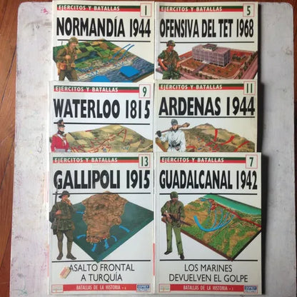 Libro usado en venta: Batallas de la historia - Tropas de Elite de Ejercitos y Batallas; editorial Ediciones del Prado impreso en 1994.1