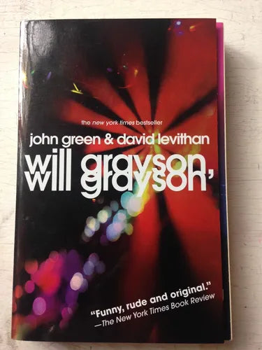 Libro usado en venta: Will Grayson de J. Green - D. Levithan; editorial Penguin Books impreso en 2011 realizamos envios a todo el mundo.1