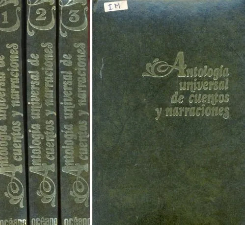 Libro usado en venta: Antologia universal de cuentos y narraciones; editorial Oceano impreso en 1984 realizamos envios a todo el mundo.1