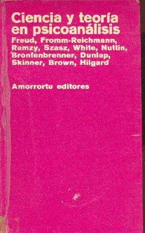 Libro usado en venta: Ciencia y teoria en psicoanalisis; editorial Amorrortu impreso en 1972 realizamos envios a todo el mundo.1