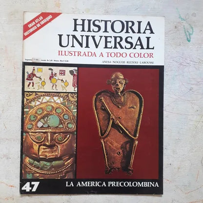 Libro usado en venta: La America precolombina N?47 de Historia Universal; editorial Noguer impreso en 1974 realizamos envios a todo el mundo.1