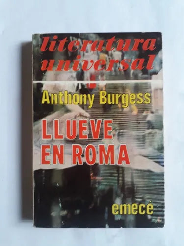 Libro usado en venta: Llueve en Roma de Anthony Burgess; editorial Emece impreso en 1977 realizamos envios a todo el mundo.1
