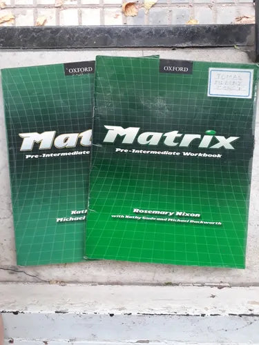 Libro usado en venta: Matrix Pre-Intermediate Student's - Workbook de Kathy Gude - Michael Duckworth; editorial Oxford impreso en 2011.1
