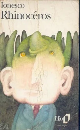 Libro usado en venta: Rhinoceros de Eugene Ionesco; editorial Gallimard impreso en 1991 realizamos envios a todo el mundo.1