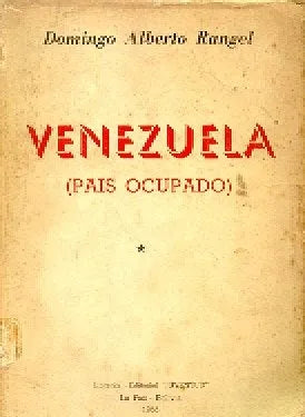 Libro usado en venta: Venezuela - Pais ocupado de Domingo Alberto Rangel; editorial Juventud impreso en 1955 realizamos envios a todo el mundo.1