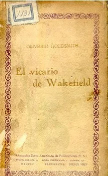 Libro usado en venta: El vicario de Wakefield de Oliverio Goldsmith; editorial Ibero Americana realizamos envios a todo el mundo.1